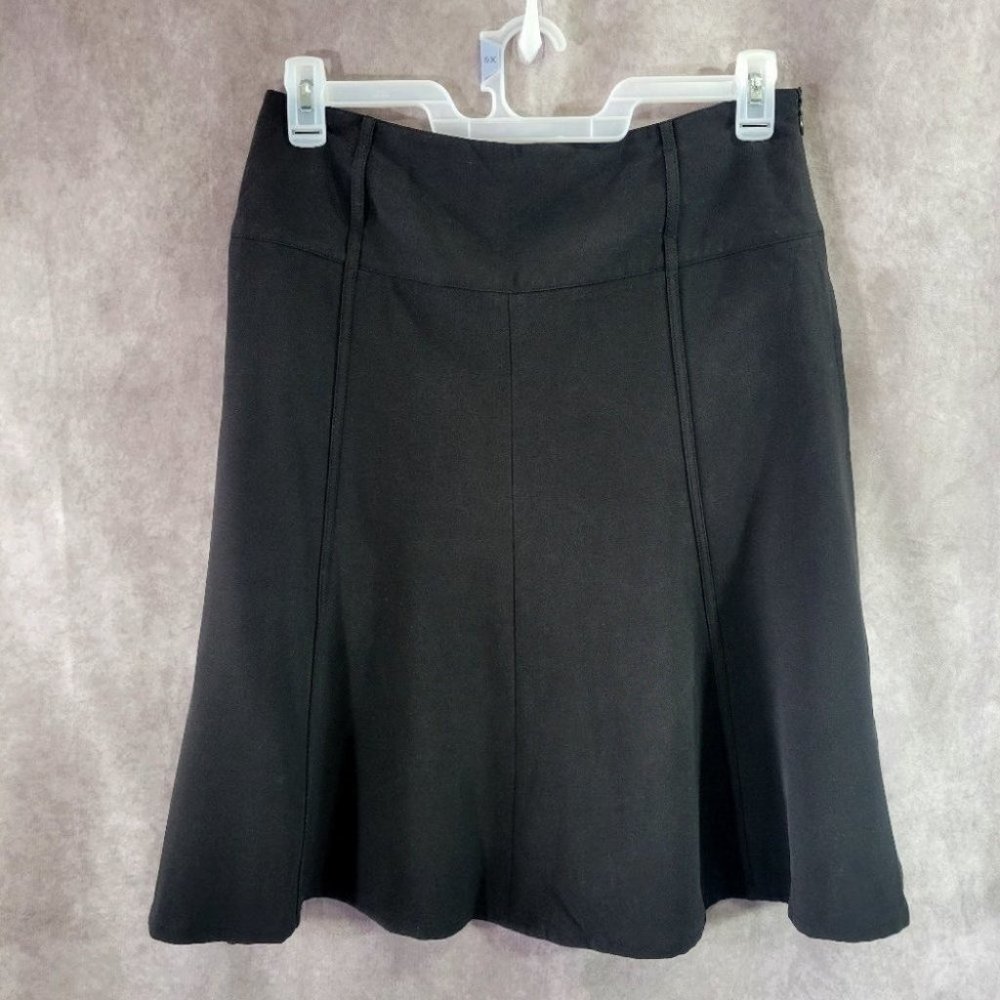 Larry Levin Women's Black Office/Career Skirt with Pockets Size 10